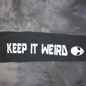 Zumiez Gray Alien Leggings 👽